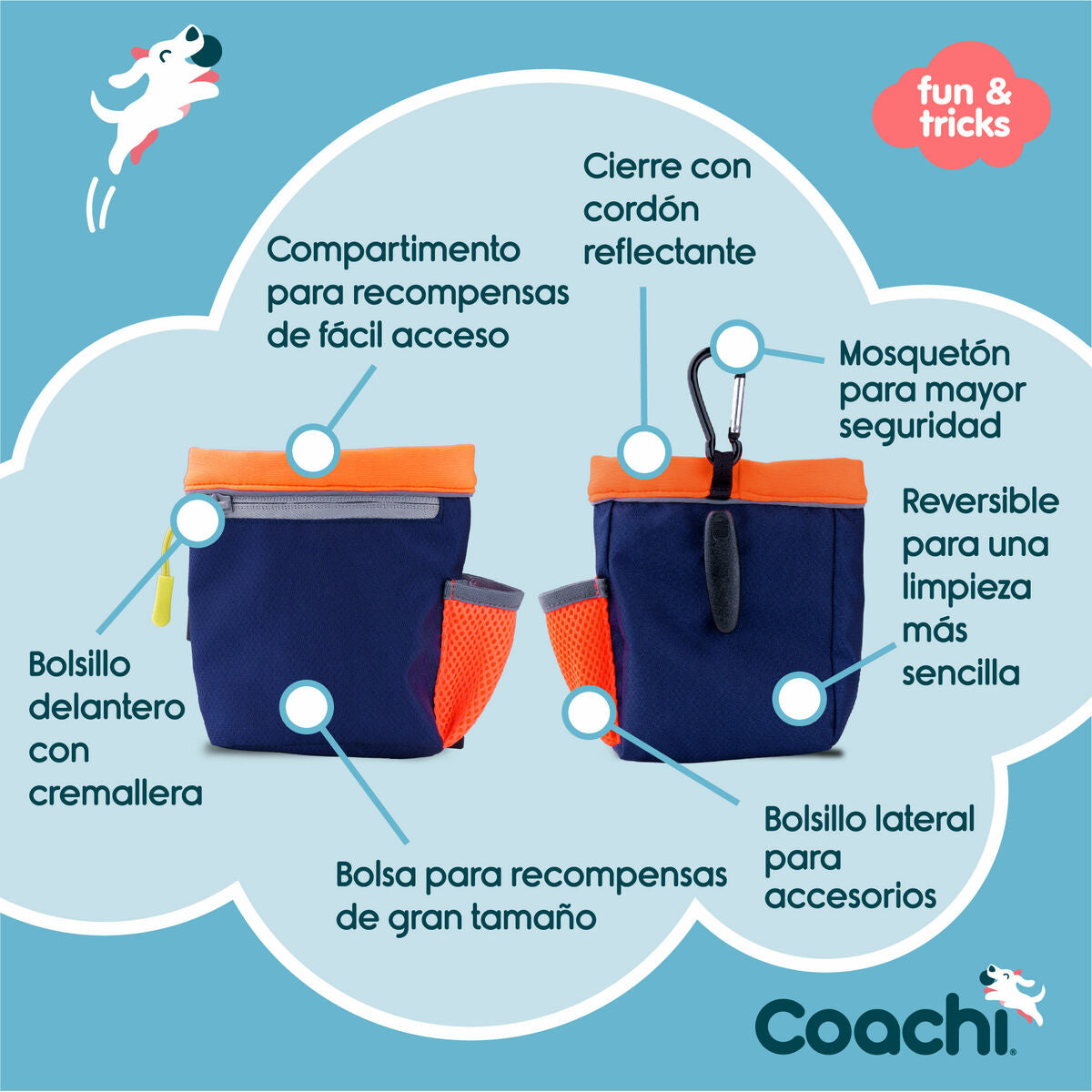 Holdall Coachi Train & Treat Blue Coral - Hilman kauppa