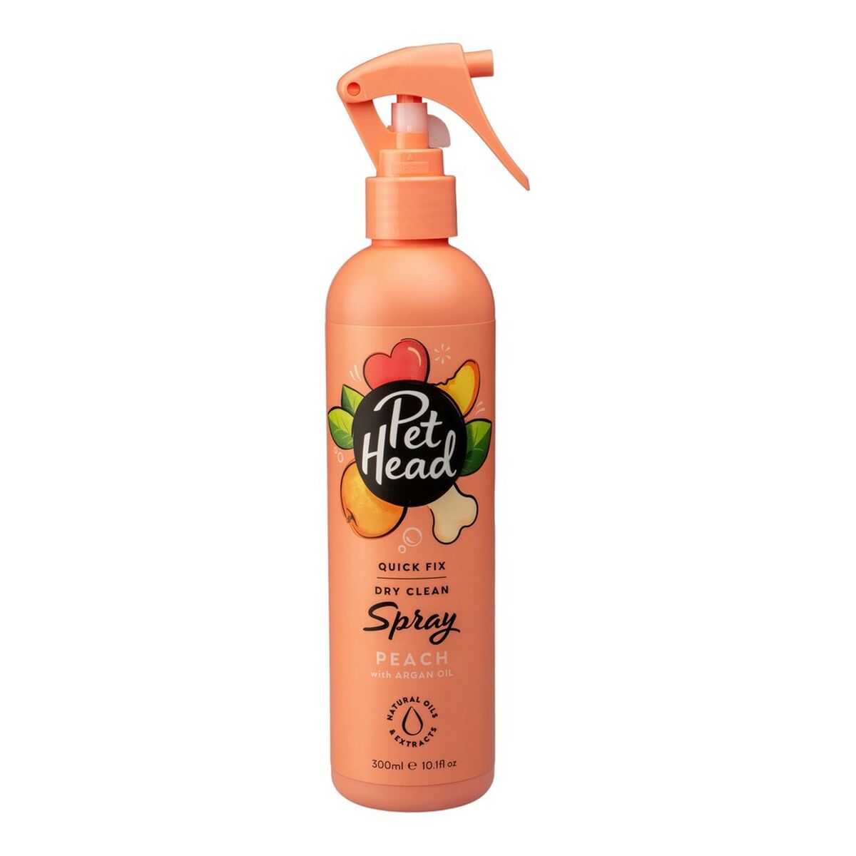 Dry Shampoo Pet Head Quick Fix Dog Peach Spray (300 ml) - Hilman kauppa