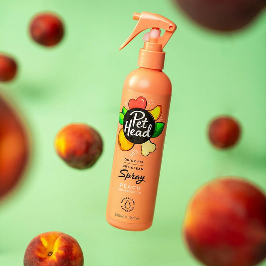 Dry Shampoo Pet Head Quick Fix Dog Peach Spray (300 ml) - Hilman kauppa
