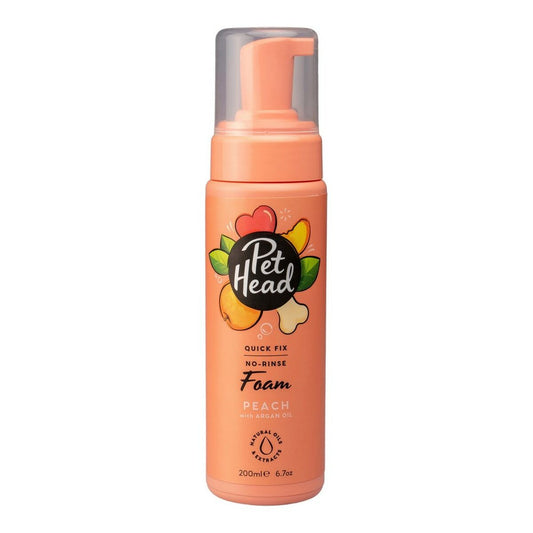 Cleansing Foam Pet Head Quick Fix Dog Peach (200 ml) - Hilman kauppa