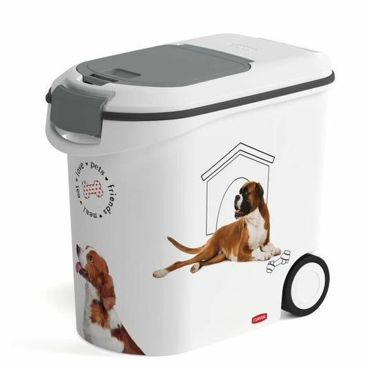 Pet food jar Curver White 12 kg - Hilman kauppa