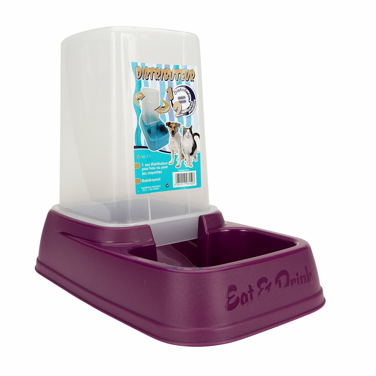 Pet feeding dish Aimé 3,7 L - Hilman kauppa