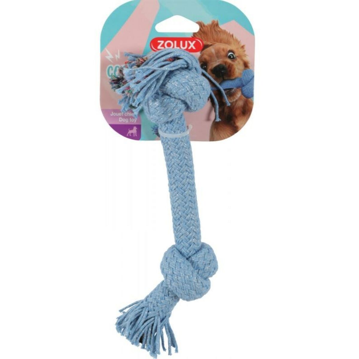 Dog toy Zolux Cosmic Blue Multicolour Polyester (1 Piece) - Hilman kauppa