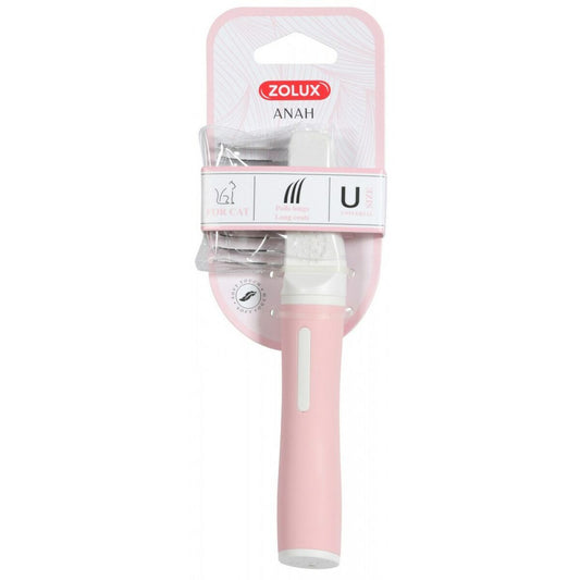 Brush Zolux 550016 Cat Felt Multicolour Pink Metal Stainless steel Plastic - Hilman kauppa