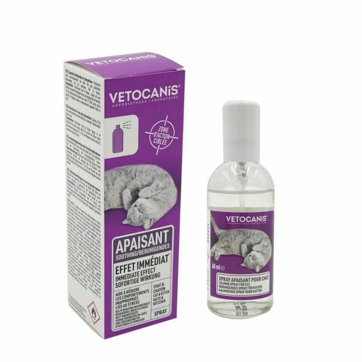 Spray Vetocanis 60 ml Relaxing Cat - Hilman kauppa