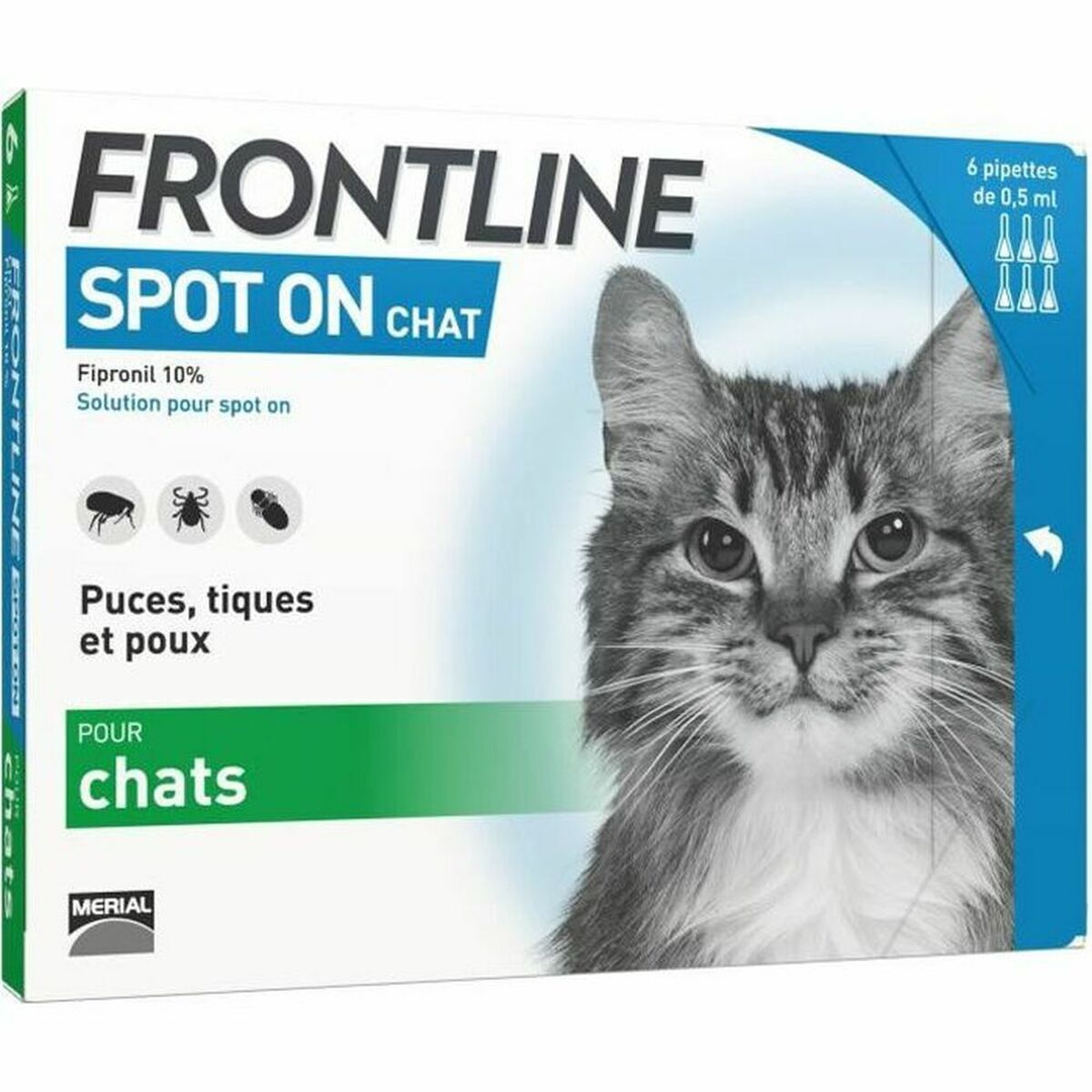 Anti-parasites Frontline 0,5 ml 6 Units - Hilman kauppa