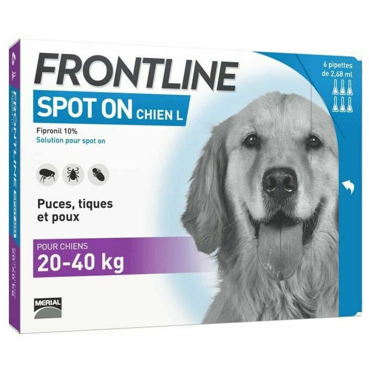 Pipette for Dogs Frontline Spot On 20-40 Kg - Hilman kauppa