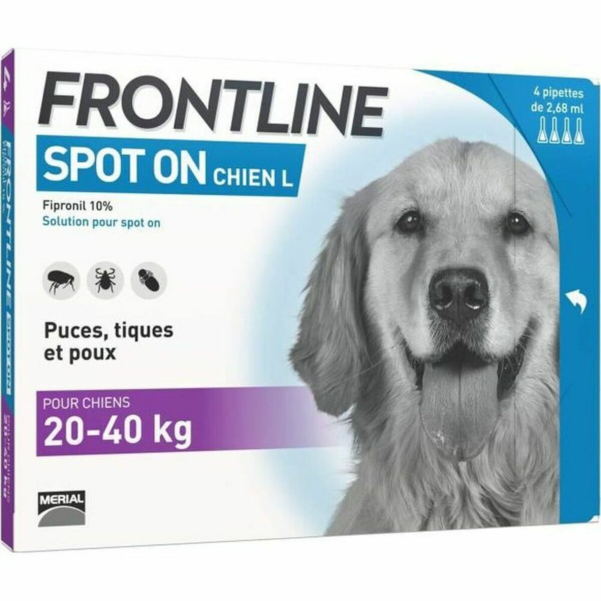 Pipette for Dogs Frontline Spot On 20-40 Kg - Hilman kauppa