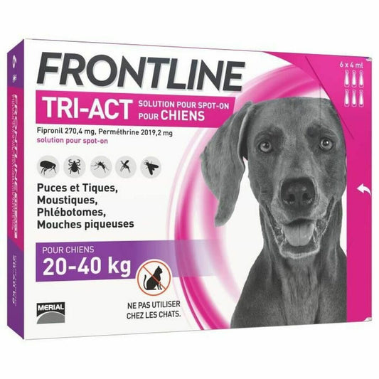 Pipette for Dogs Frontline Tri-Act 20-40 Kg - Hilman kauppa