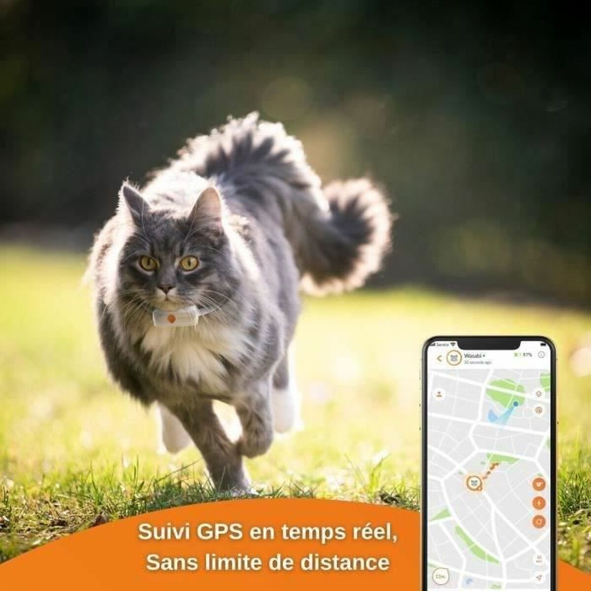 Anti-loss Localiser Weenect Weenect XS GPS Cat White - Hilman kauppa