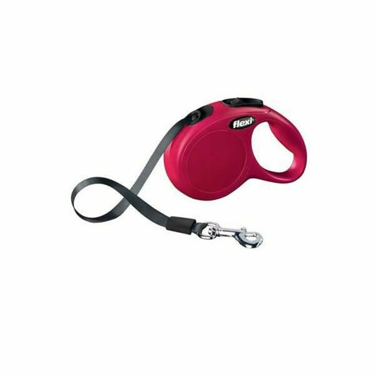 Dog Lead Flexi New Classic 5m Red Size S - Hilman kauppa