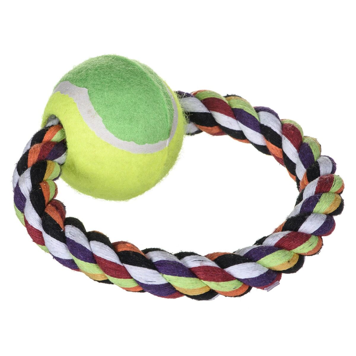 Dog toy Trixie Tennis Multicolour Polyester Cotton - Hilman kauppa