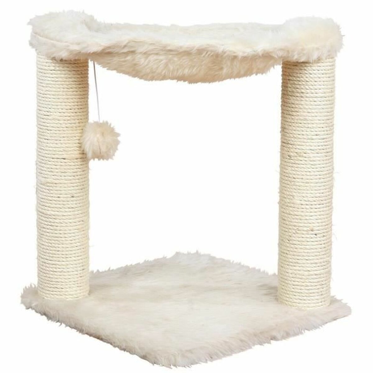 Cat scratching post Trixie Baza Cream Wood Sisal 50 cm - Hilman kauppa