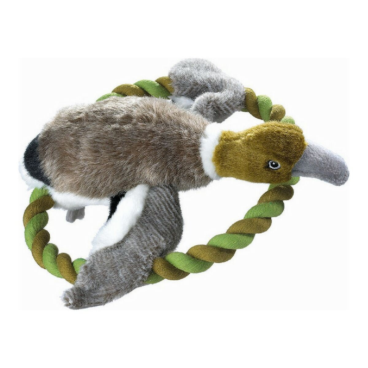 Soft toy for dogs Hunter Wildlife Train With string Duck (26 cm) - Hilman kauppa