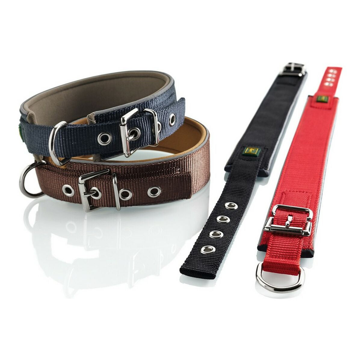 Dog collar Hunter Neoprene Reflect Red (39-46 cm) - Hilman kauppa