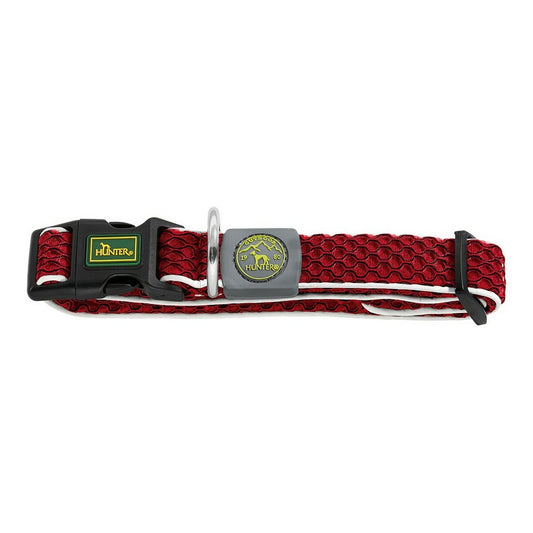 Dog collar Hunter Basic Thread Red 20 - Hilman kauppa