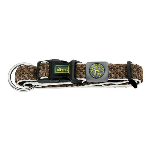 Dog collar Hunter Plus Thread Brown Size XL (45-70 cm) - Hilman kauppa