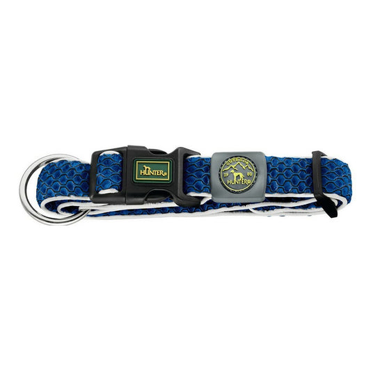 Dog collar Hunter Plus Thread Blue Size L (40-60 cm) - Hilman kauppa