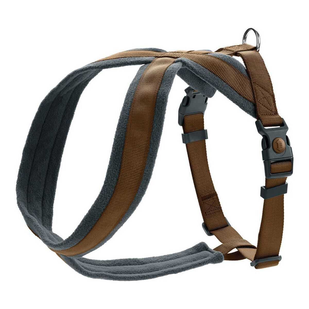 Dog Harness Hunter London Comfort 63-82 cm Brown Size M/L - Hilman kauppa