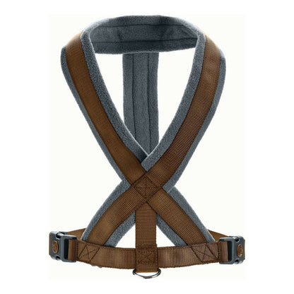 Dog Harness Hunter London Comfort 68-91 cm Brown Size L - Hilman kauppa