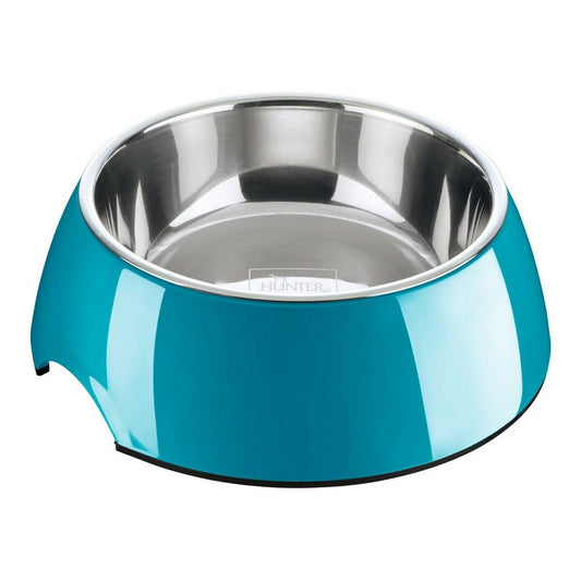 Dog Feeder Hunter Blue Melamin 700 ml (22 x 22 x 11,5 cm) - Hilman kauppa