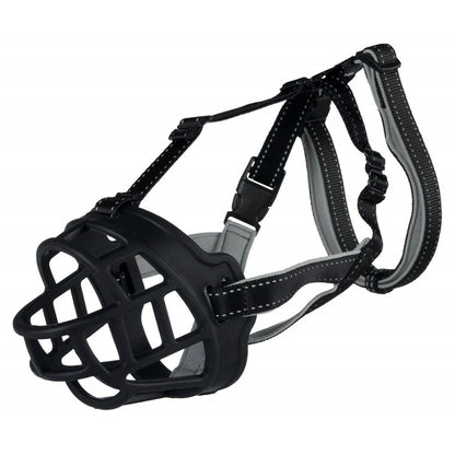 Muzzle Trixie Flex Black Monochrome S 20 cm - Hilman kauppa