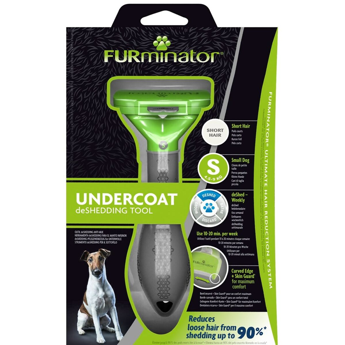 Dog Brush Furminator FUR151081 Small Black - Hilman kauppa