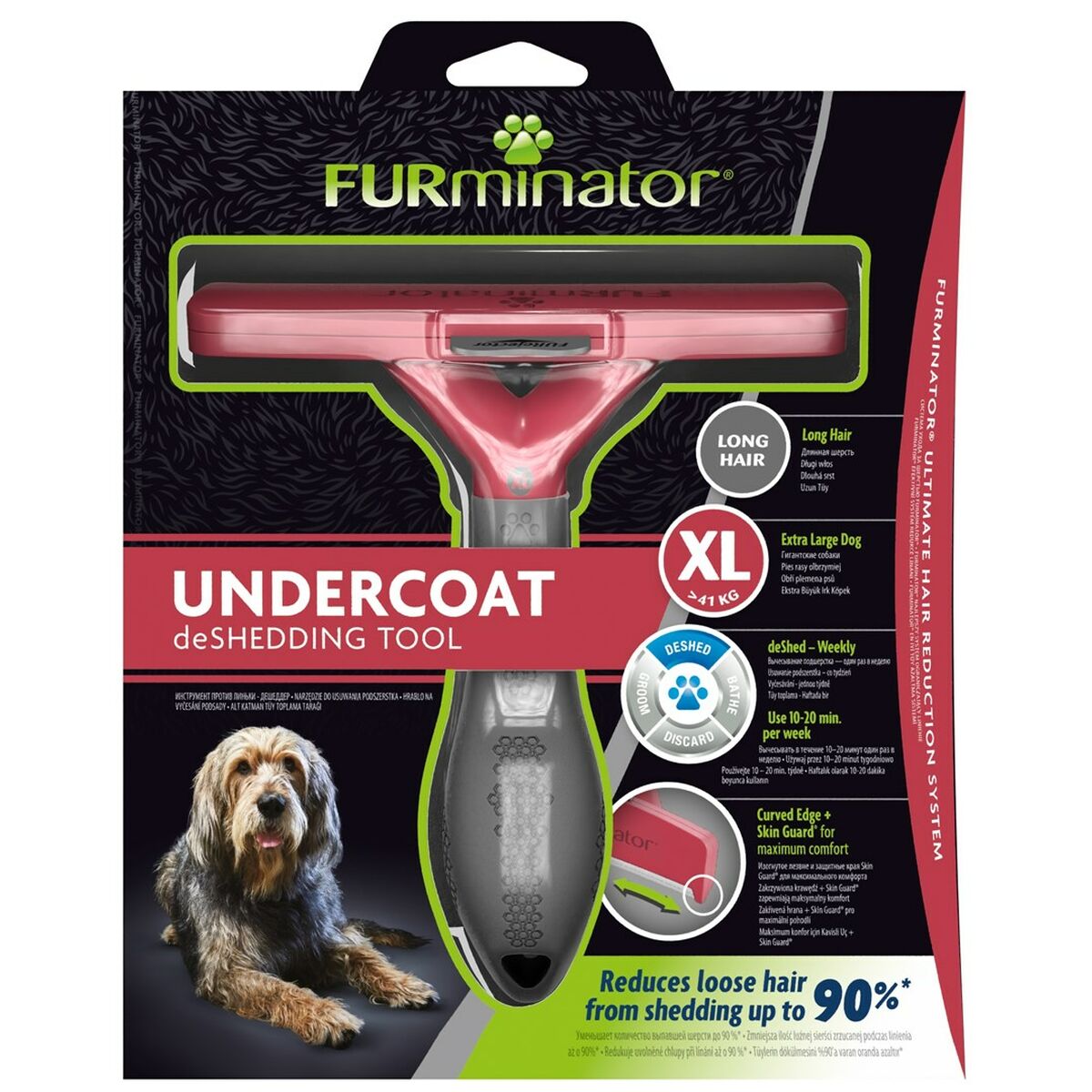 Dog Brush Furminator FUR151234 XL Black - Hilman kauppa