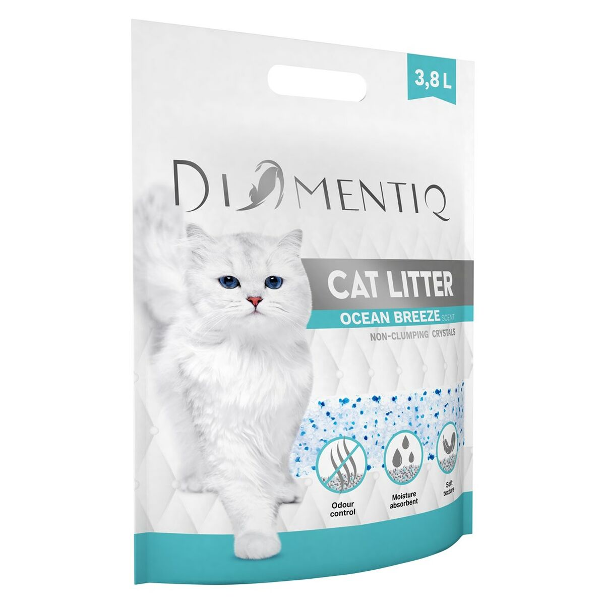 Cat Litter Diamentiq Ocean Breeze 3,8 L - Hilman kauppa