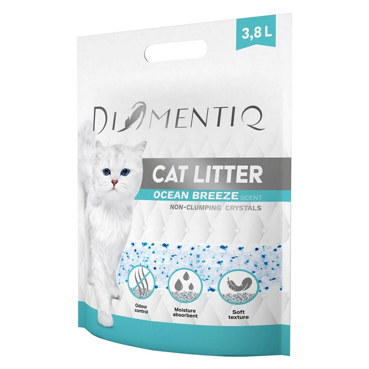 Cat Litter Diamentiq Ocean Breeze 3,8 L - Hilman kauppa