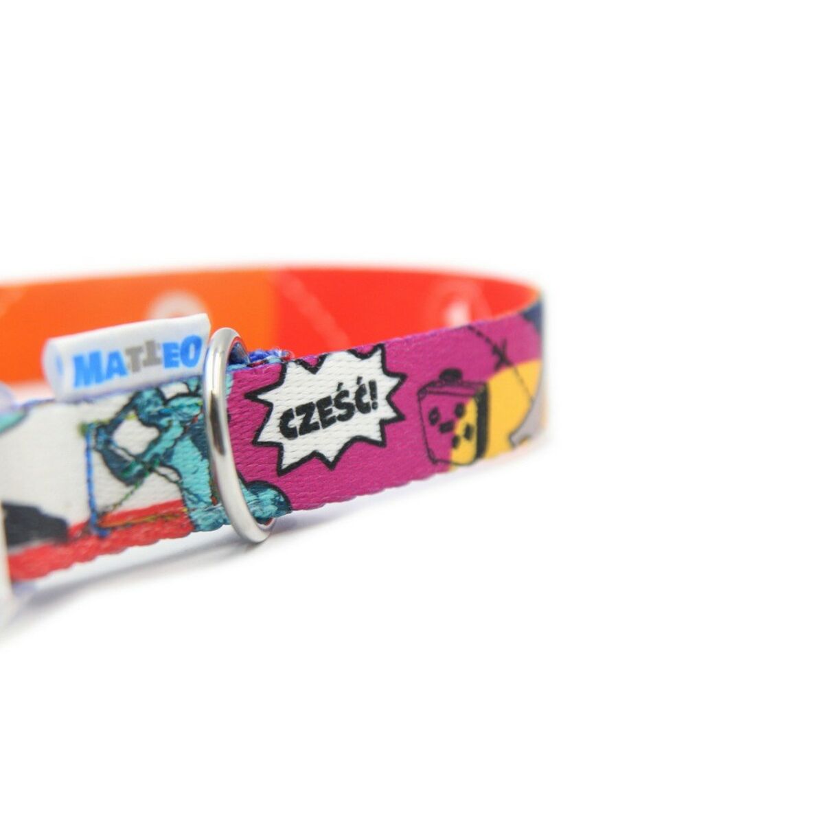 Dog collar Matteo                                 38-65 cm Printed - Hilman kauppa