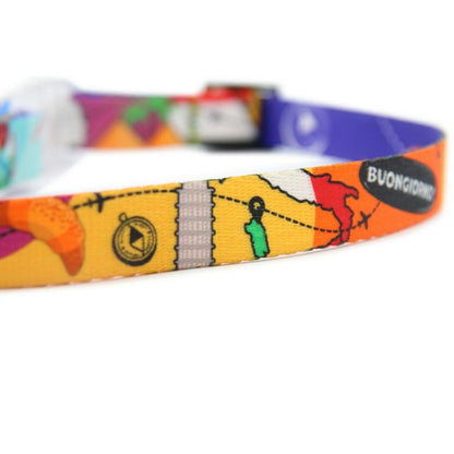 Dog collar Matteo                                 38-65 cm Printed - Hilman kauppa