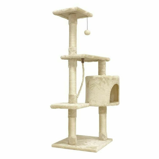Scratching Post for Cats Paloma 40 x 40 x 114 cm Beige - Hilman kauppa
