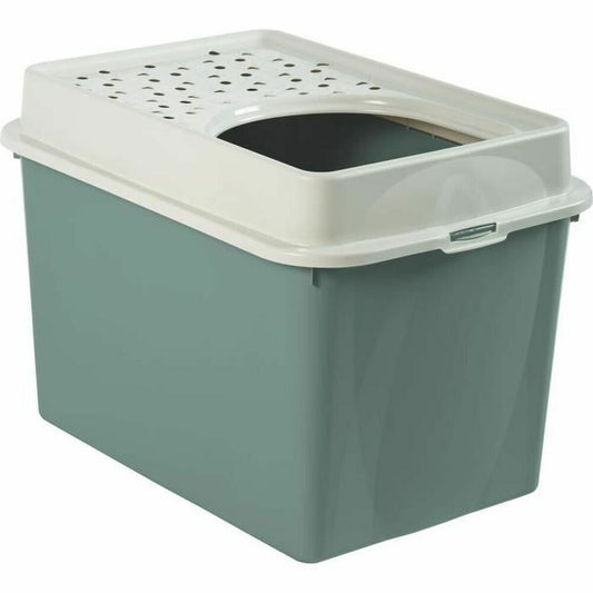 Cat Litter Box Rotho My Pet BERTY 57 x 40 x 33 cm White/Green - Hilman kauppa