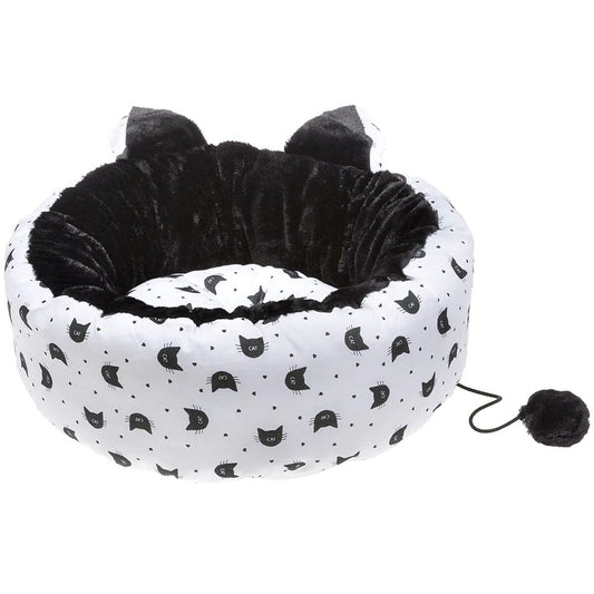 Cat Bed Ferplast Bedding White Black - Hilman kauppa