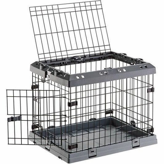 Pet carrier Ferplast Superior 60 Black Grey Plastic 50 x 47 x 62 cm - Hilman kauppa