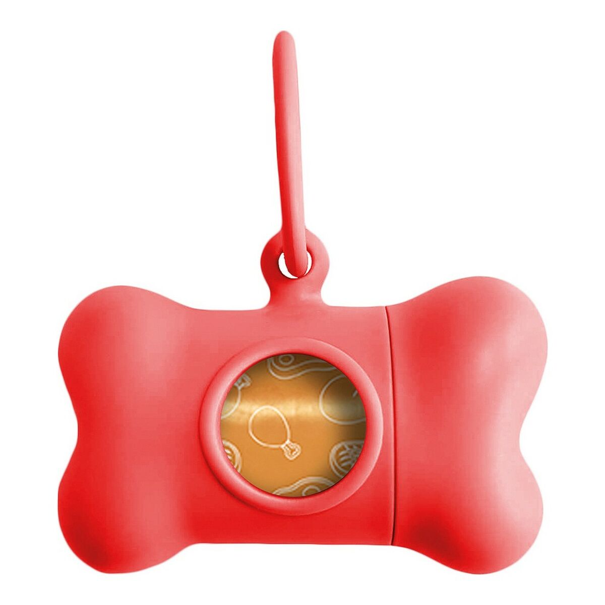 Pet Bag Dispenser United Pets Bon Ton Classic Dog Red (8 x 4,2 x 5 cm) - Hilman kauppa