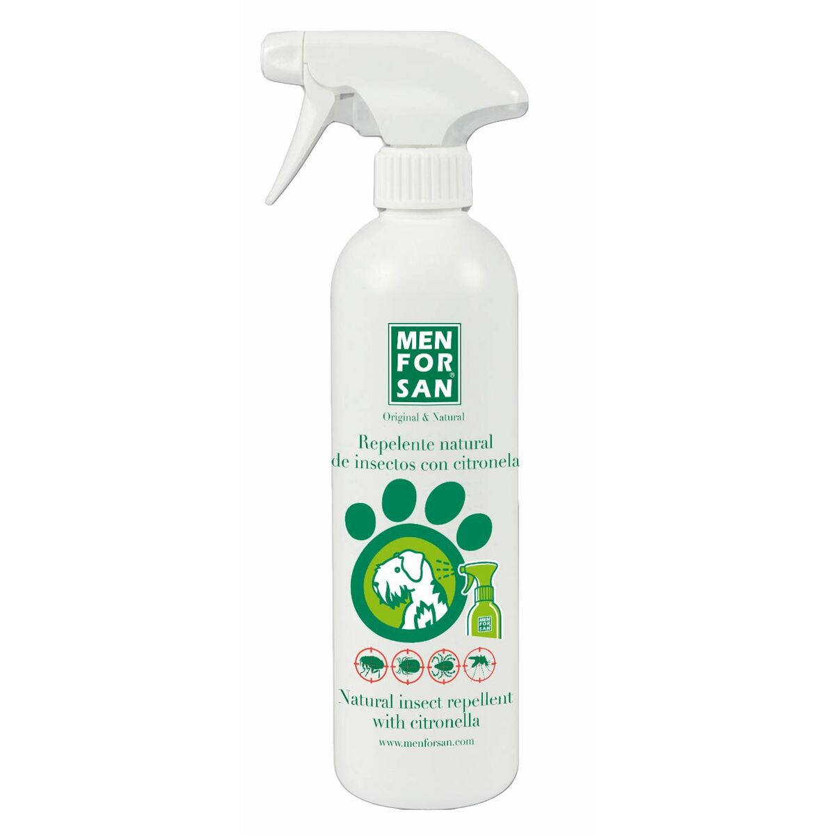 Insect repellant Menforsan Citronela 500 ml - Hilman kauppa