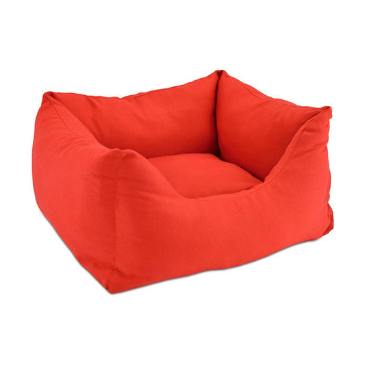 Pet bed Nayeco Red 59 x 59 x 50 cm Multicolour Acrylic 59 x 50 x 20 cm - Hilman kauppa