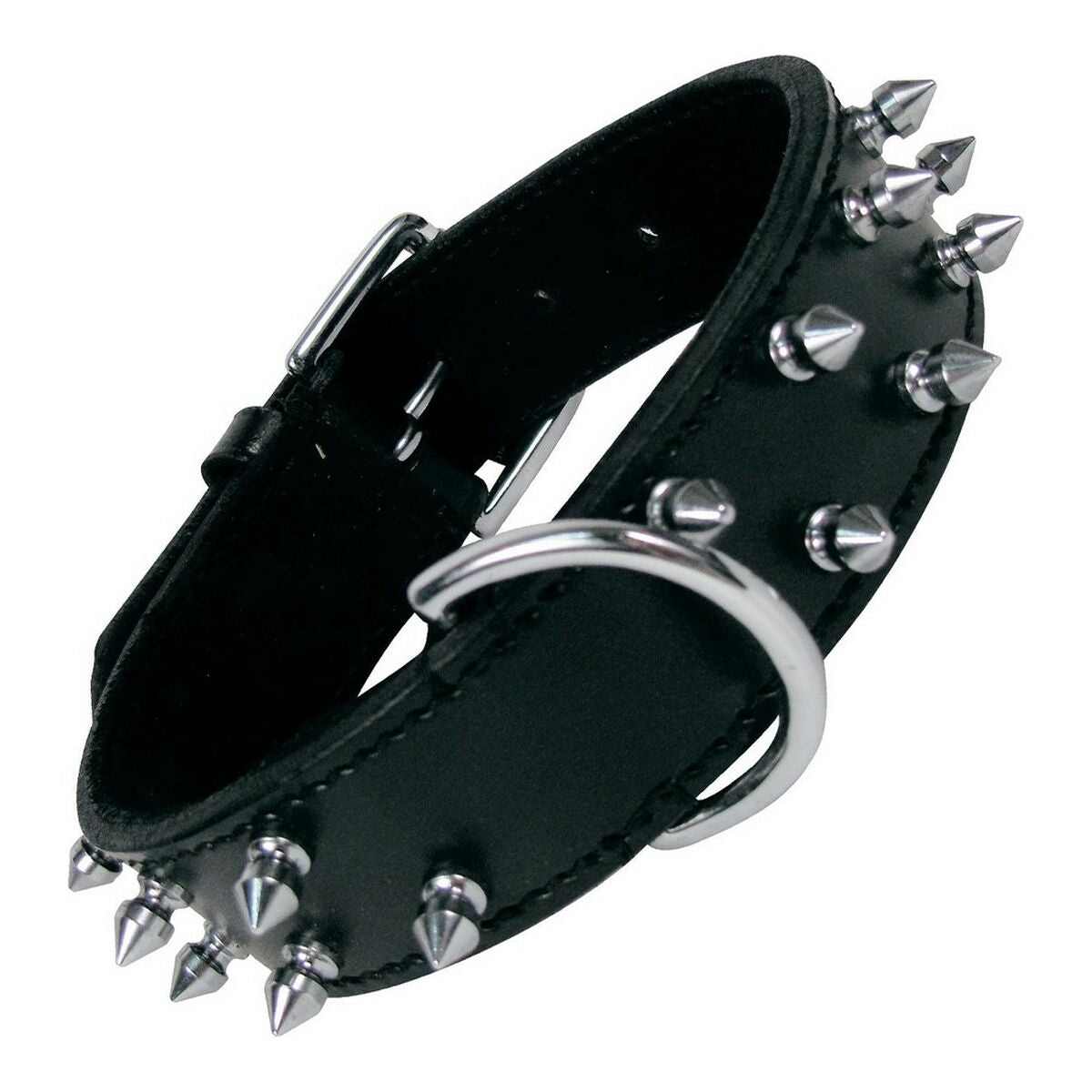 Dog collar Gloria Black Spikes (50 cm) - Hilman kauppa