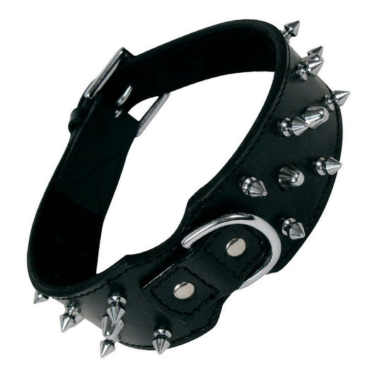 Dog collar Gloria Black Spikes (55 cm) - Hilman kauppa
