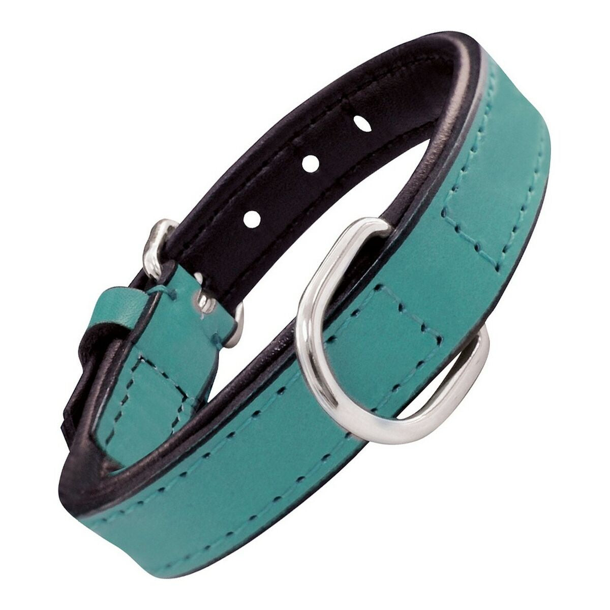 Dog collar Gloria Padded Turquoise 45 cm (45 x 2 cm) - Hilman kauppa