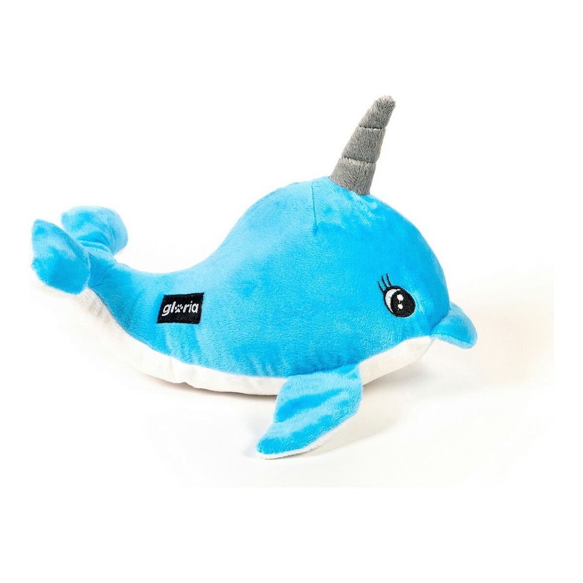 Soft toy for dogs Gloria Nuka 11 x 25 x 13 cm Narwhal Polyester polypropylene - Hilman kauppa