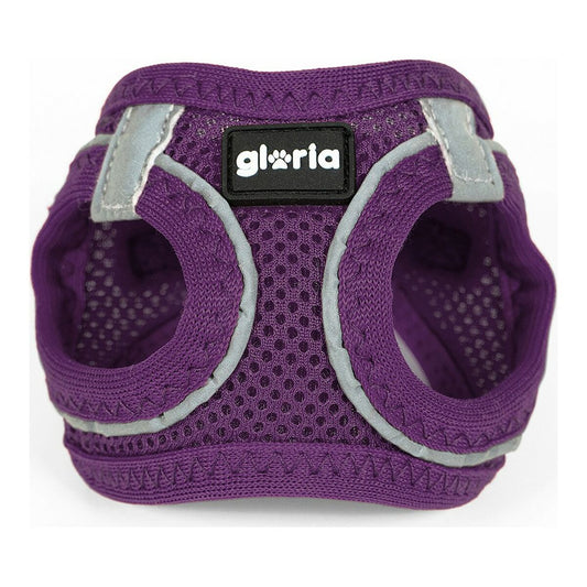Dog Harness Gloria Air Mesh Trek Star Adjustable Purple Size XXXS (18-20 cm) - Hilman kauppa