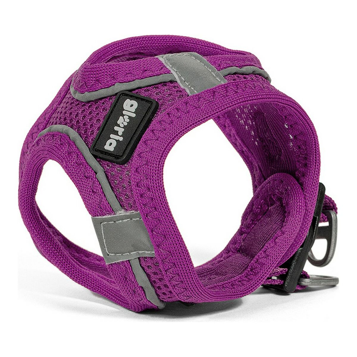 Dog Harness Gloria Air Mesh Trek Star Adjustable Purple Size XXXS (18-20 cm) - Hilman kauppa