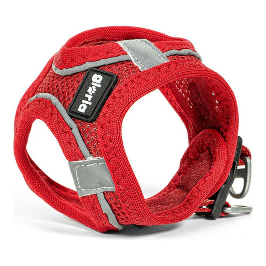 Dog Harness Gloria Air Mesh Trek Star Adjustable Red Size XXXS (18-20 cm) - Hilman kauppa