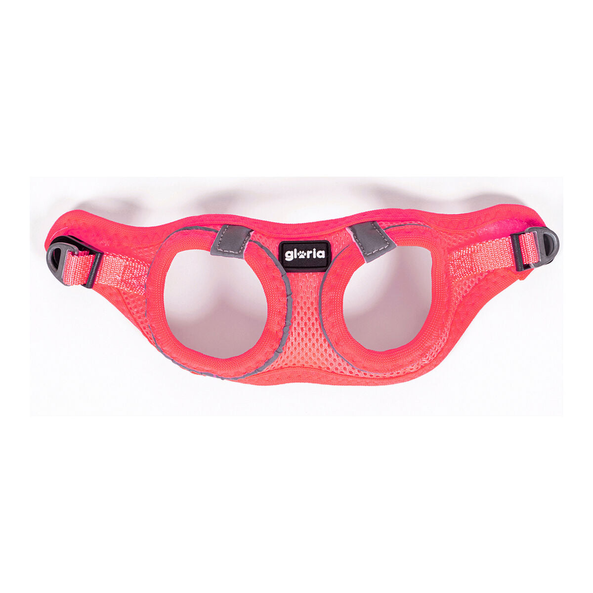 Dog Harness Gloria Air Mesh Star Pink Size XXS (24-26 cm) - Hilman kauppa