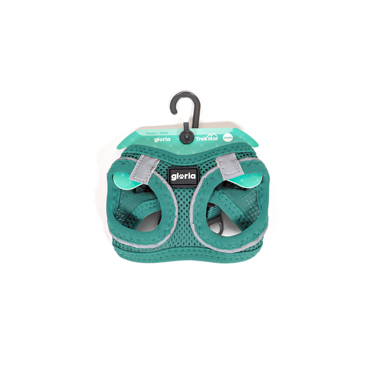 Dog Harness Gloria Trek Star 29,4-32,6 cm 41,4-43 cm Turquoise S - Hilman kauppa