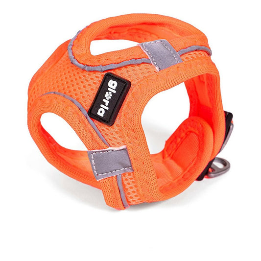 Dog Harness Gloria Air Mesh Trek Star Adjustable Orange L (33,4-35 cm) - Hilman kauppa