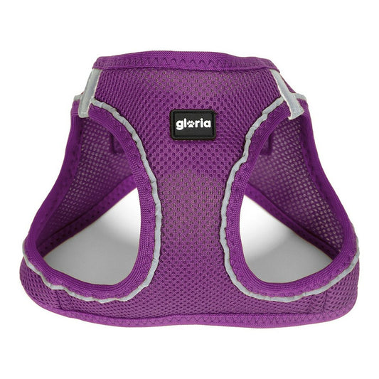 Dog Harness Gloria Air Mesh Trek Star Adjustable Purple L (33,4-35 cm) - Hilman kauppa